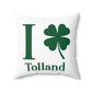 I Clover Tolland Spun Polyester Square Pillow