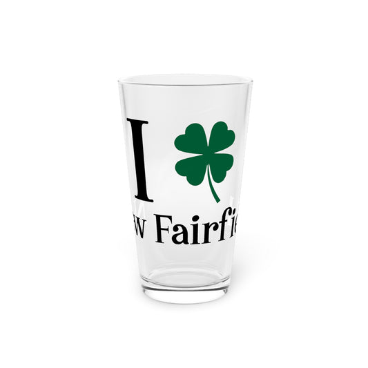 I Clover New Fairfield Pint Glass, 16oz