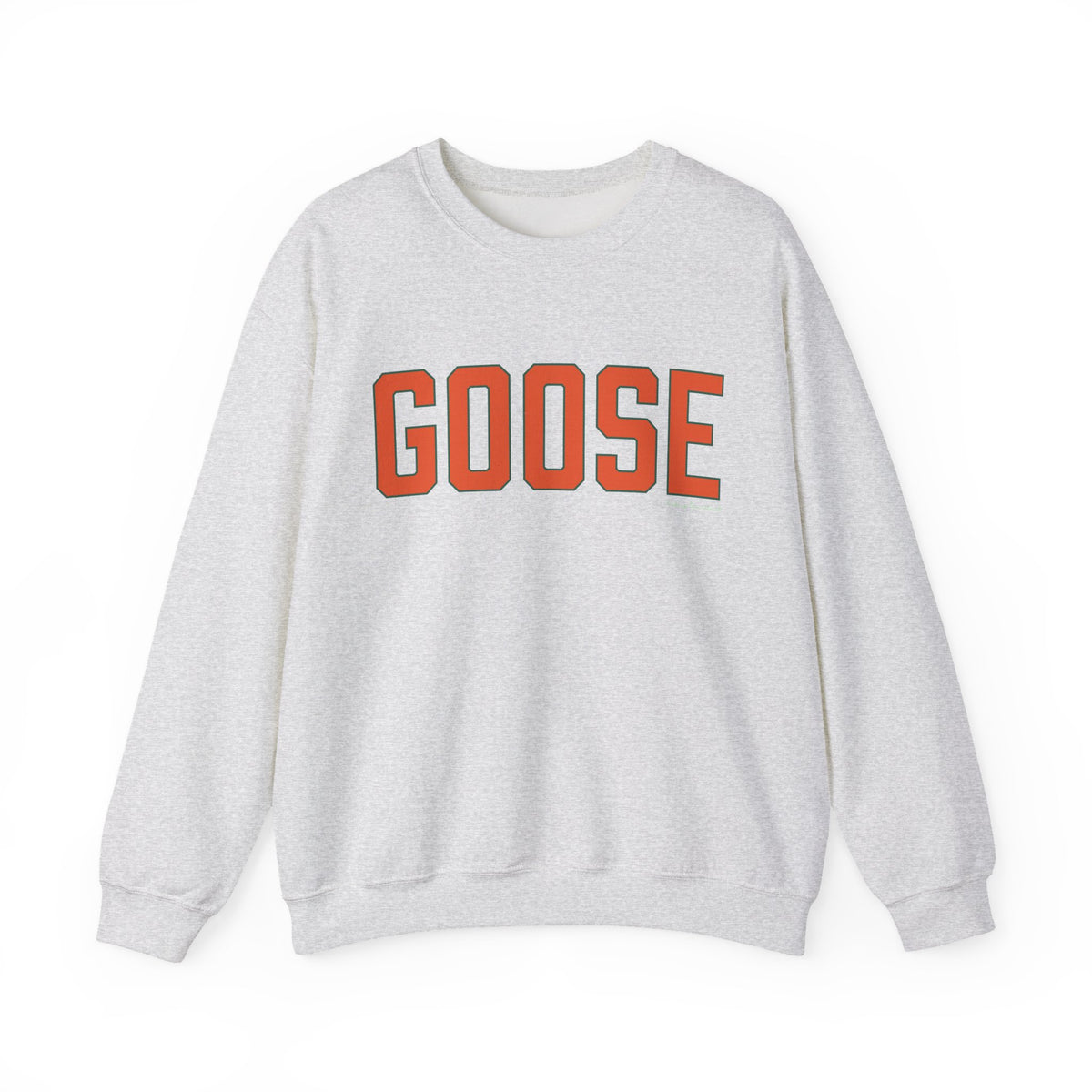 Goose Zip Code Orange & Green Unisex Heavy Blend™ Crewneck Sweatshirt