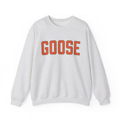 Goose Zip Code Orange & Green Unisex Heavy Blend™ Crewneck Sweatshirt