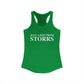 Just a kid from Storrs Women's Ideal Racerback Tank Top