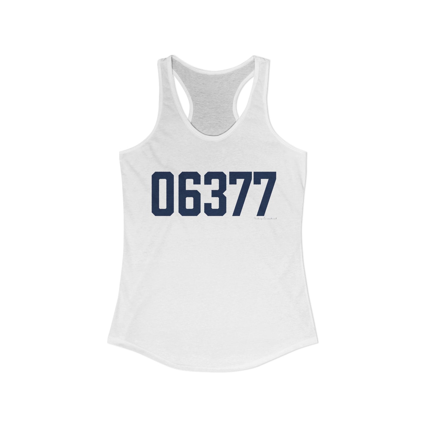 06377 Sterling Connecticut Zip Code Women's Ideal Racerback Tank Top