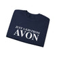 Just a kid from Avon Unisex Heavy Blend™ Crewneck Sweatshirt