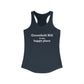 Greenfield Hill is My Happy Place Women's Ideal Racerback Tank Top