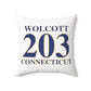 Wolcott 203 Connecticut Polyester Square Pillow
