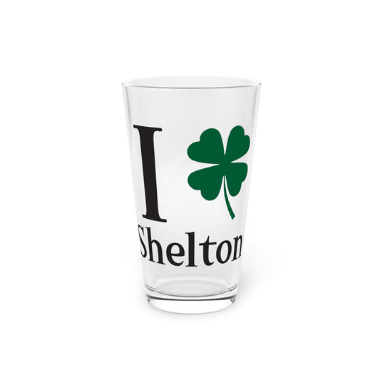 I Clover Shelton Pint Glass, 16oz