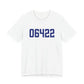 06422 Durham Connecticut Zip Code Unisex Jersey Short Sleeve T-Shirt