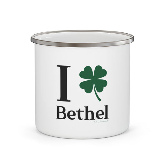 I Clover Bethel Enamel Camping Mug