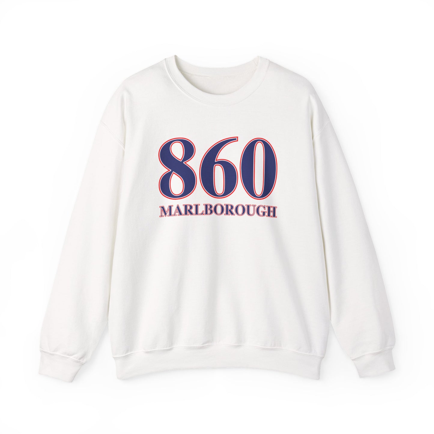 860 Marlborough Red White & Blue Unisex Heavy Blend™ Crewneck Sweatshirt