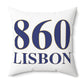860 Lisbon  Spun Polyester Square Pillow