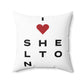 Shelton Vision Spun Polyester Square Pillow