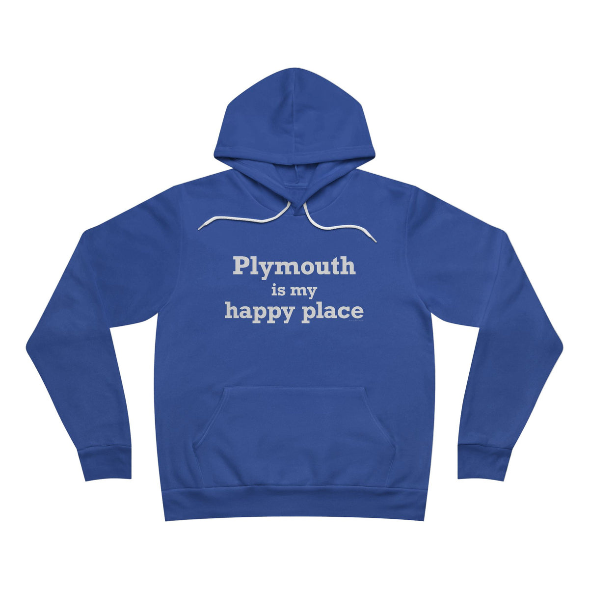 Plymouth is My Happy Place Unisex Sponge Fleece Pullover Hoodie