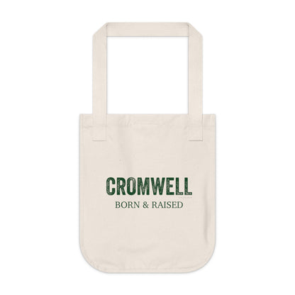 Cromwell Born & Raised Organic Canvas Tote Bag (green)