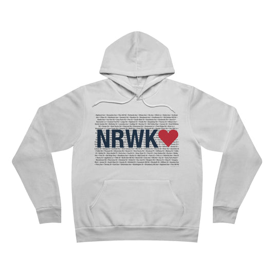 Norwalk Love Unisex Sponge Fleece Pullover Hoodie