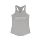 Just a kid from Middletown Women's Ideal Racerback Tank