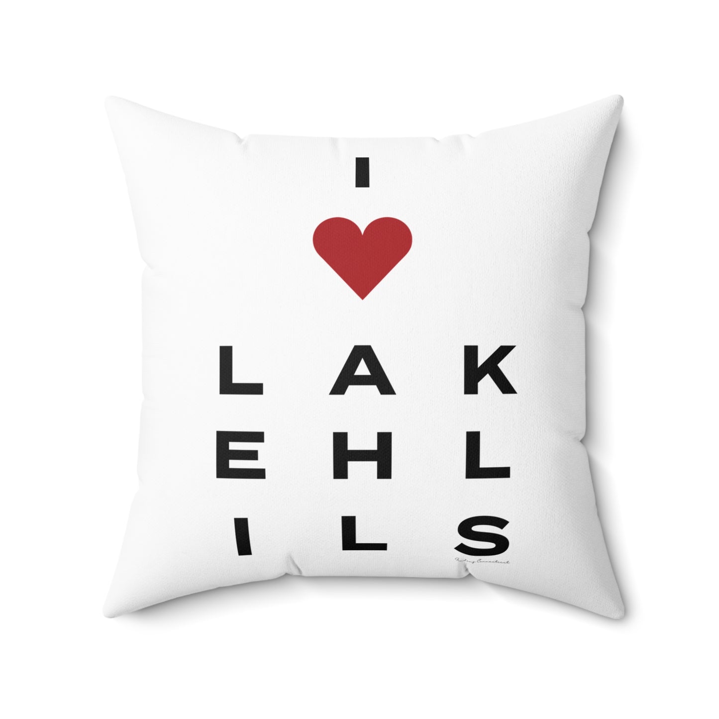 Lake Hills Vision Spun Polyester Square Pillow