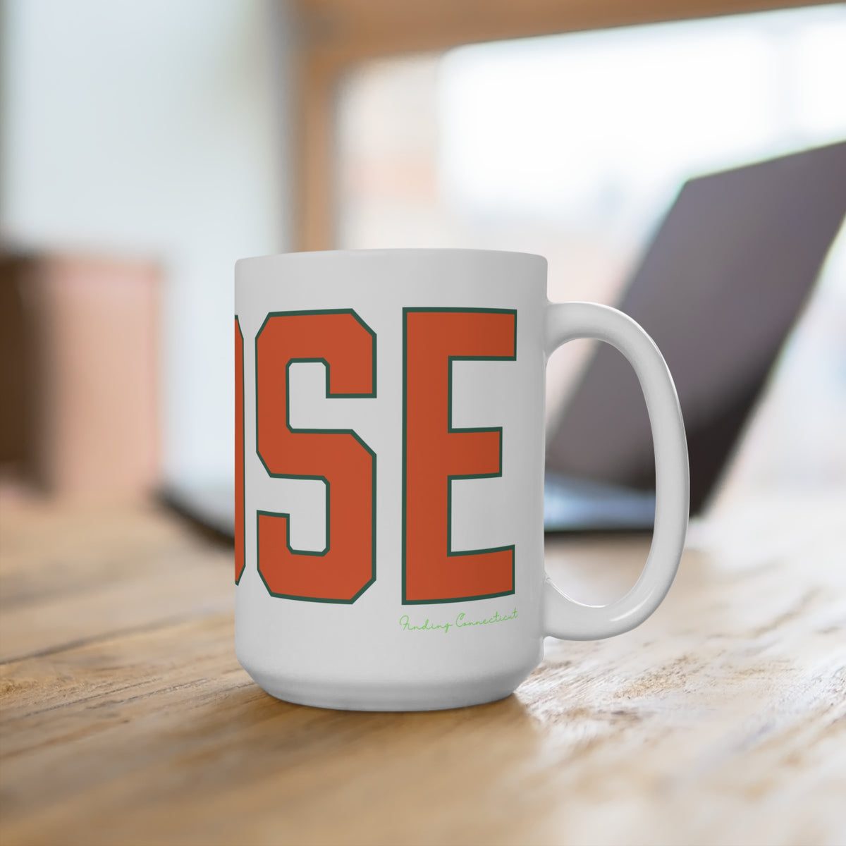 Goose Zip Code Orange & Green Mug 15oz