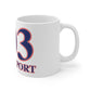 203 Bridgeport Red White & Blue  Mug 11oz