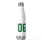 06610  Bridgeport Connecticut Zip Code 20oz Insulated Bottle