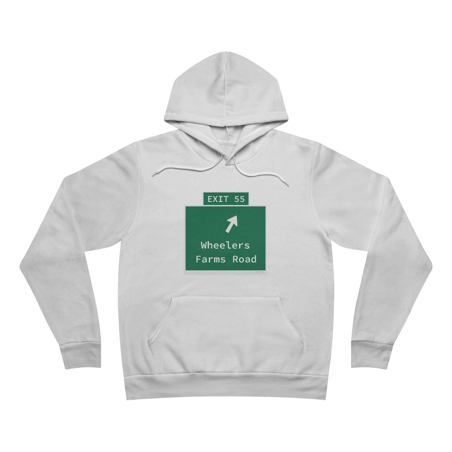 Vintage WCP Exit 55 Sign  Sponge Fleece Pullover Hoodie