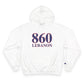 860 Preston Red White & Blue Champion Hoodie