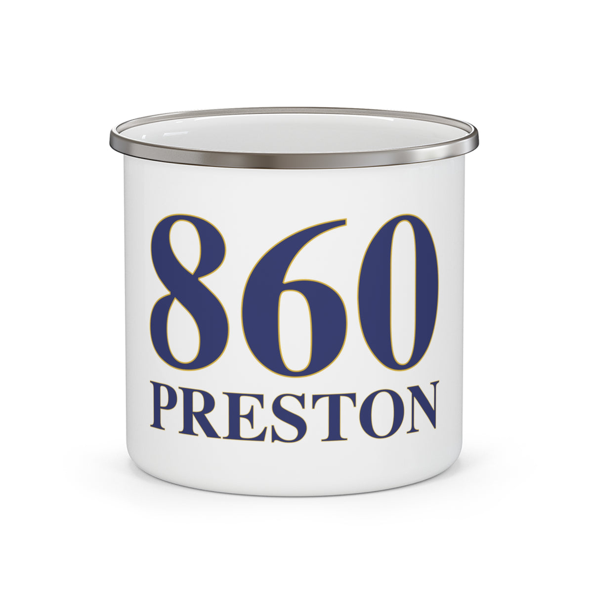 860 Preston Enamel Camping Mug