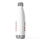 Bridgeport Connecticut Flag 20oz Insulated Bottle