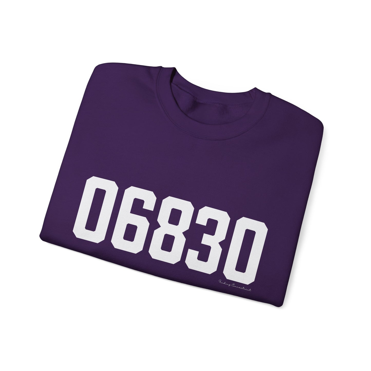 06830 - Greenwich CT Zip Code Unisex Heavy Blend™ Crewneck Sweatshirt