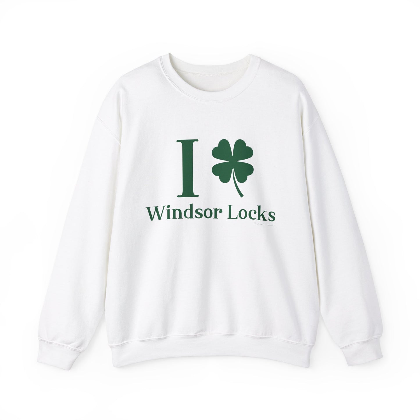 I Clover Windsor Locks Unisex Heavy Blend™ Crewneck Sweatshirt