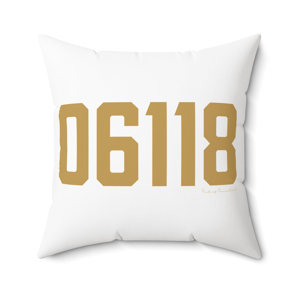 06118 East Hartford Connecticut Zip Code Polyester Square Pillow