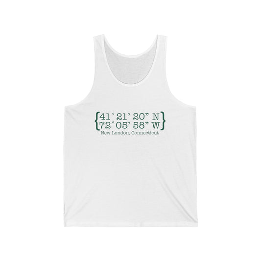 New London Coordinates Unisex Jersey Tank