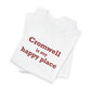 Cromwell is My Happy Place Unisex Jersey Short Sleeve T-Shirt