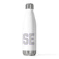 Goose Zip Code Gray & Purple 20oz Insulated Bottle