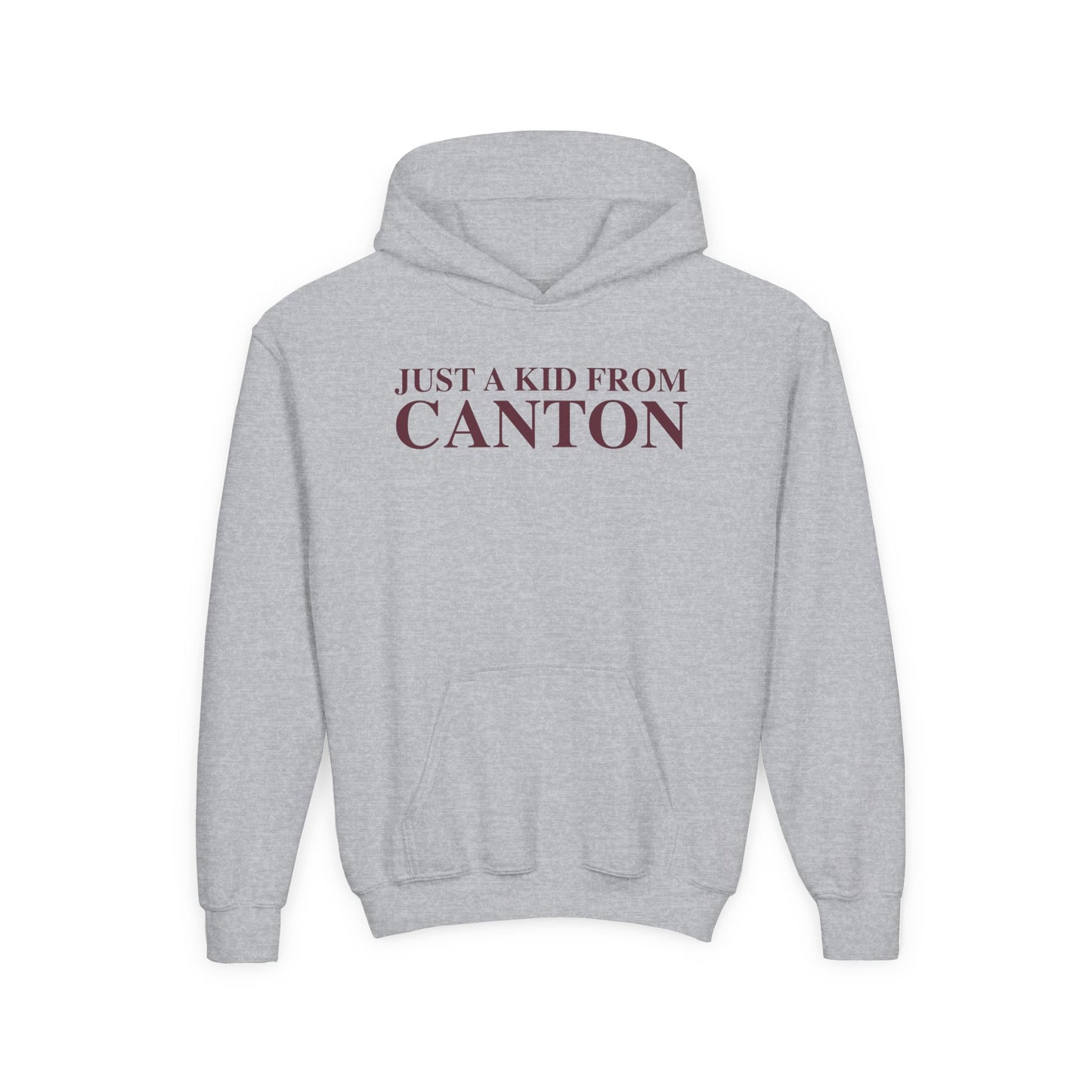 Just a kid from Canton Youth Heavy Blend Hooded Sweatshirt