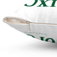 I Clover Oxford Spun Polyester Square Pillow