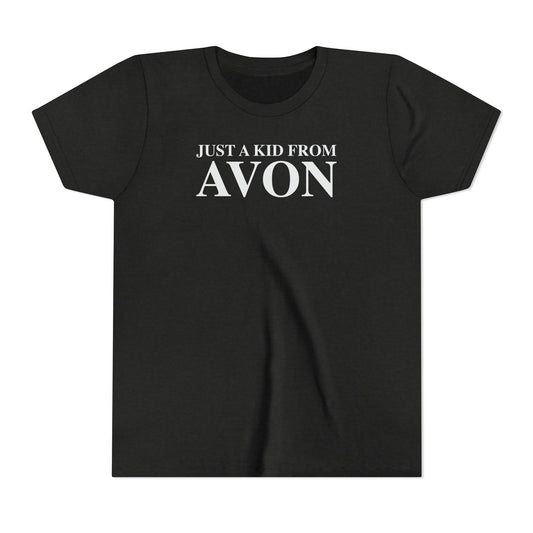 Just a kid from Avon Youth Short Sleeve T-Shirt