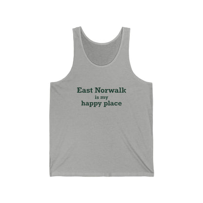 East Norwalk is My Happy Place  Unisex Jersey Tank Top