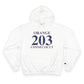 Orange 203 Connecticut Champion Hoodie