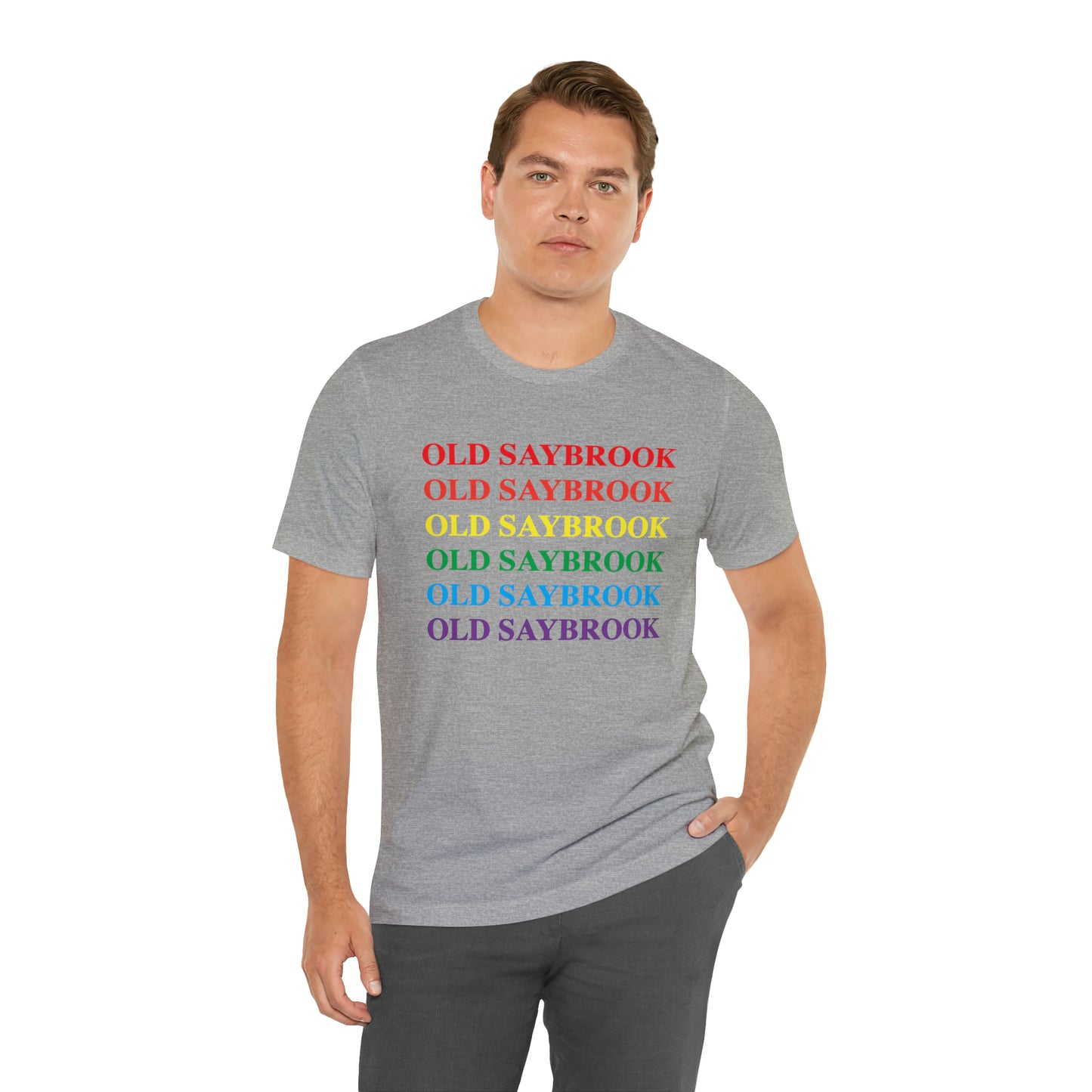 Old Saybrook Pride Unisex Jersey Short Sleeve T-Shirt