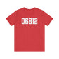 06812 New Fairfield CT Zip Code Unisex Jersey Short Sleeve T-Shirt