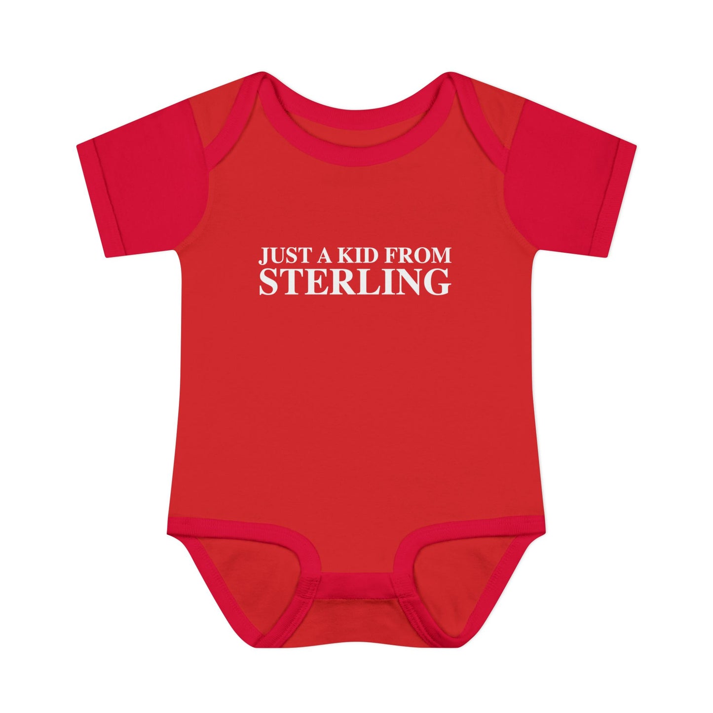 Just a kid from Sterling Infant Baby Rib Bodysuit