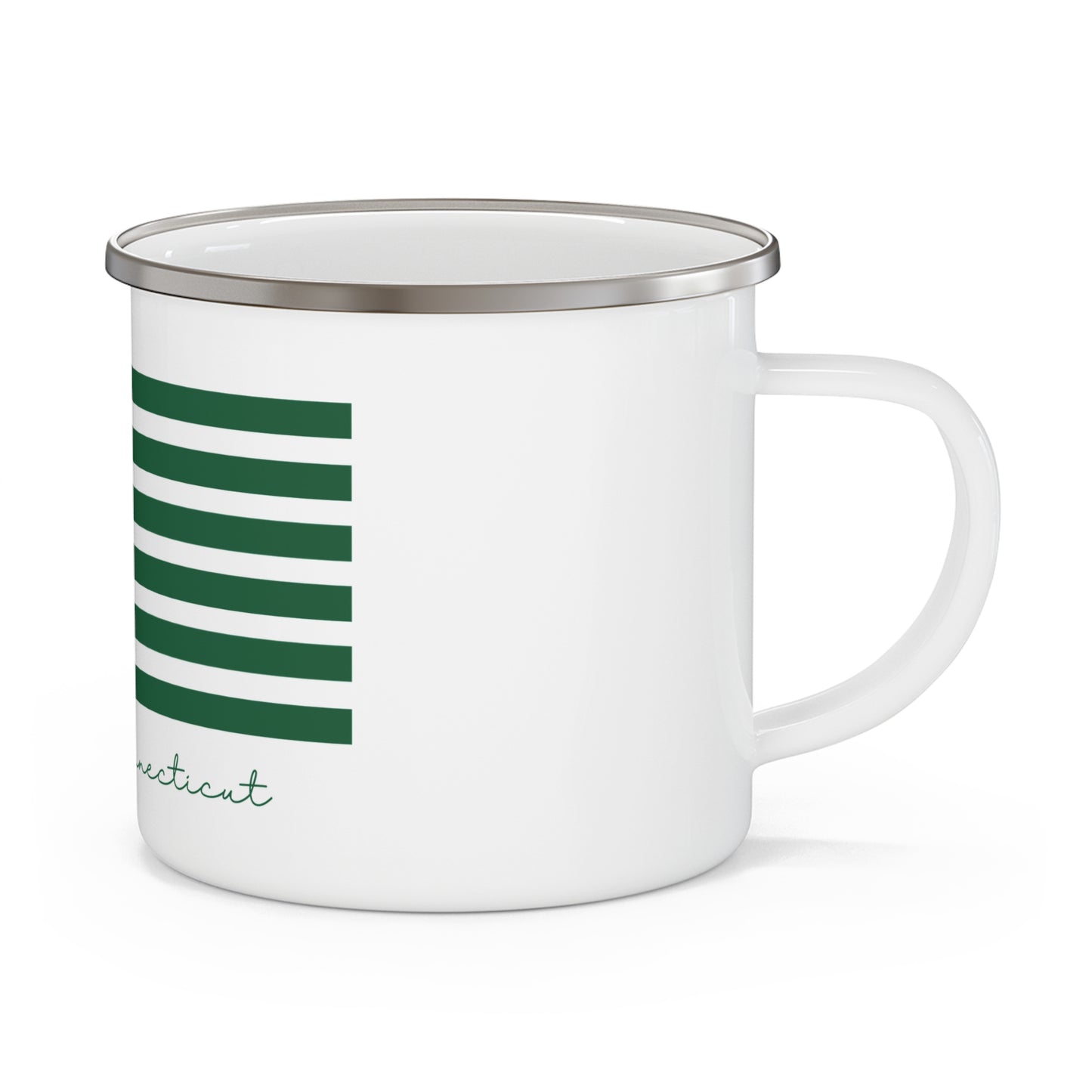 Warren Connecticut St. Patrick’s Day Flag Enamel Camping Mug