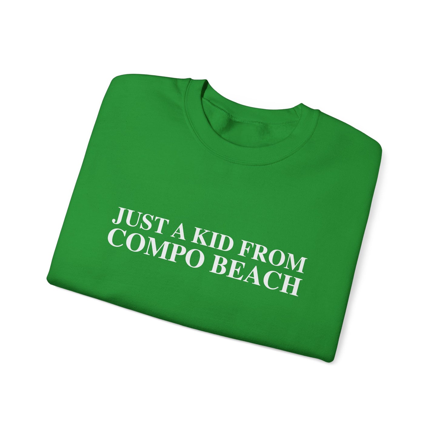 Just a kid from Compo Beach Unisex Heavy Blend™ Crewneck Sweatshirt