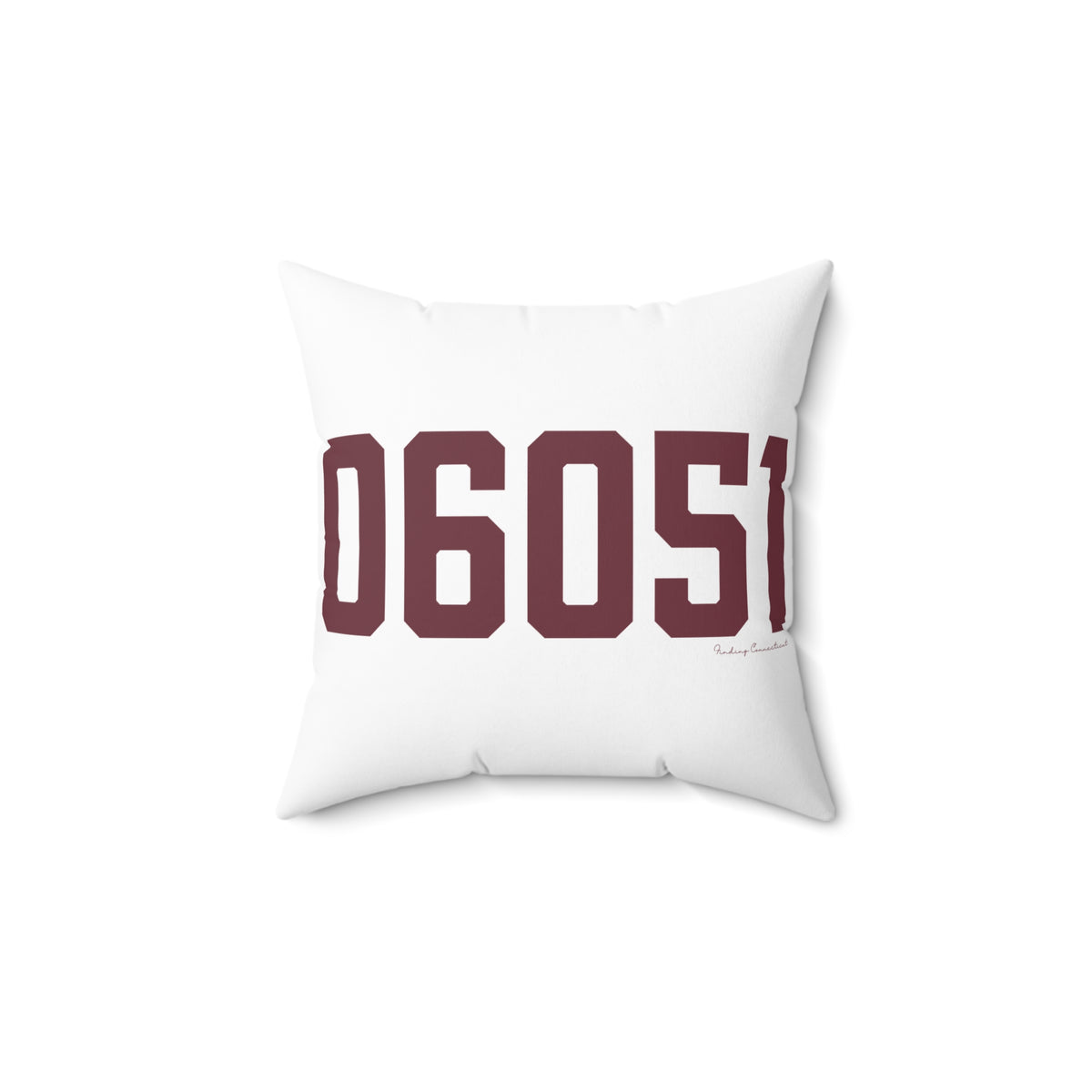 06051 New Britain Connecticut Zip Code Polyester Square Pillow