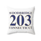 Woodbridge 203 Connecticut Polyester Square Pillow