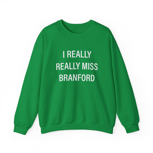 I Really Really Miss Branford Unisex Heavy Blend™ Crewneck Sweatshirt