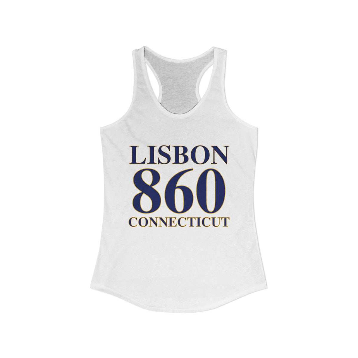 Lisbon 860 Connecticut Connecticut Women's Ideal Racerback Tank Top