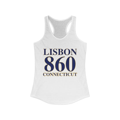 Lisbon 860 Connecticut Connecticut Women's Ideal Racerback Tank Top