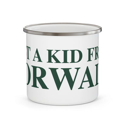 Just a kid from Norwalk Enamel Camping Mug