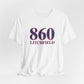860 Litchfield Red White & Blue Unisex Jersey Short Sleeve T-Shirts
